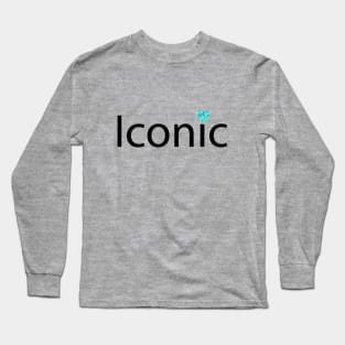 Iconic typographic artwork Long Sleeve T-Shirt